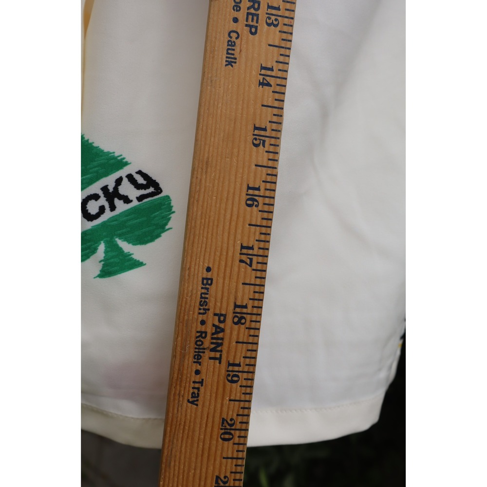 Fresh Prints of Bel-Air Drill Clothing Co Embroidered Cream‎ Shorts Men NEW  L - Picture 4 of 6